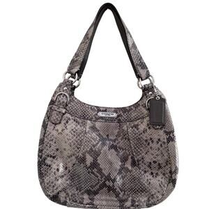 Vintage Coach Python Snake Skin Hobo Bag